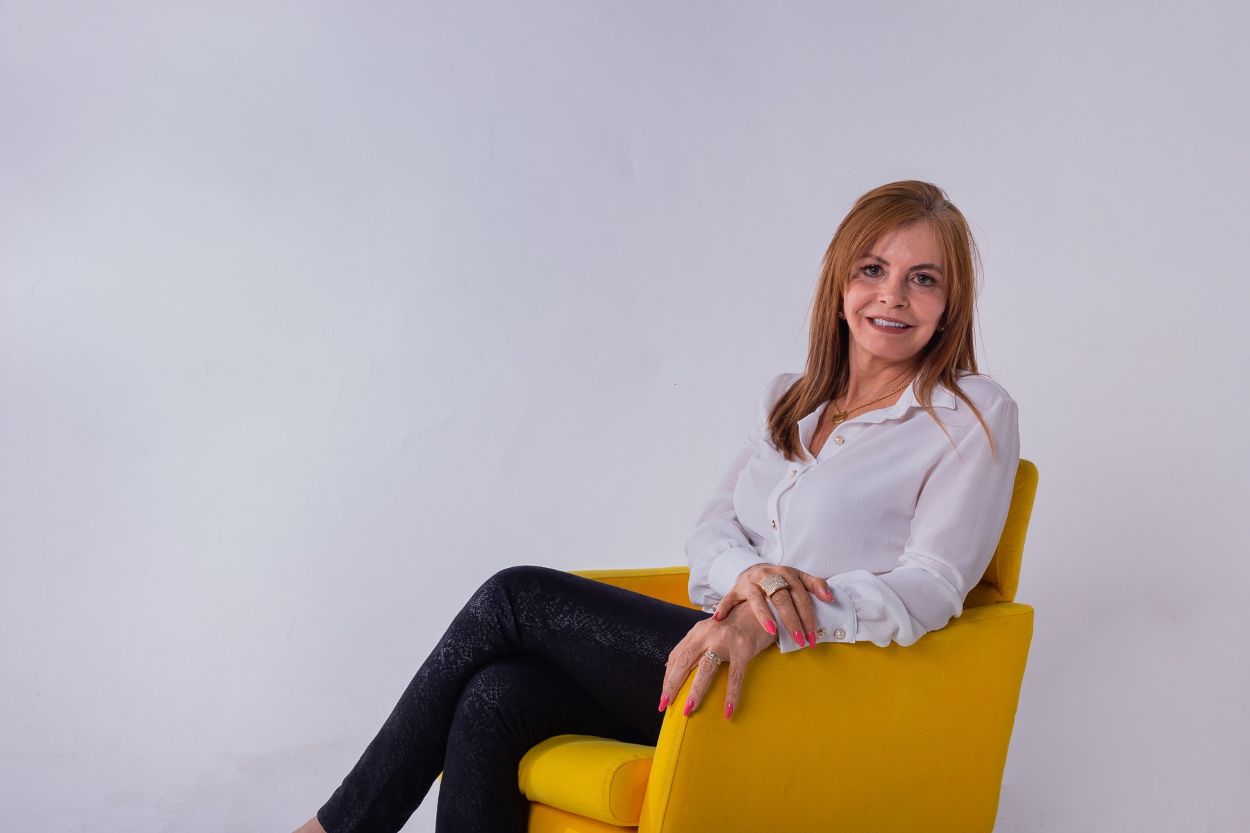 Magaly Abreu em consultoria sobre bem-estar